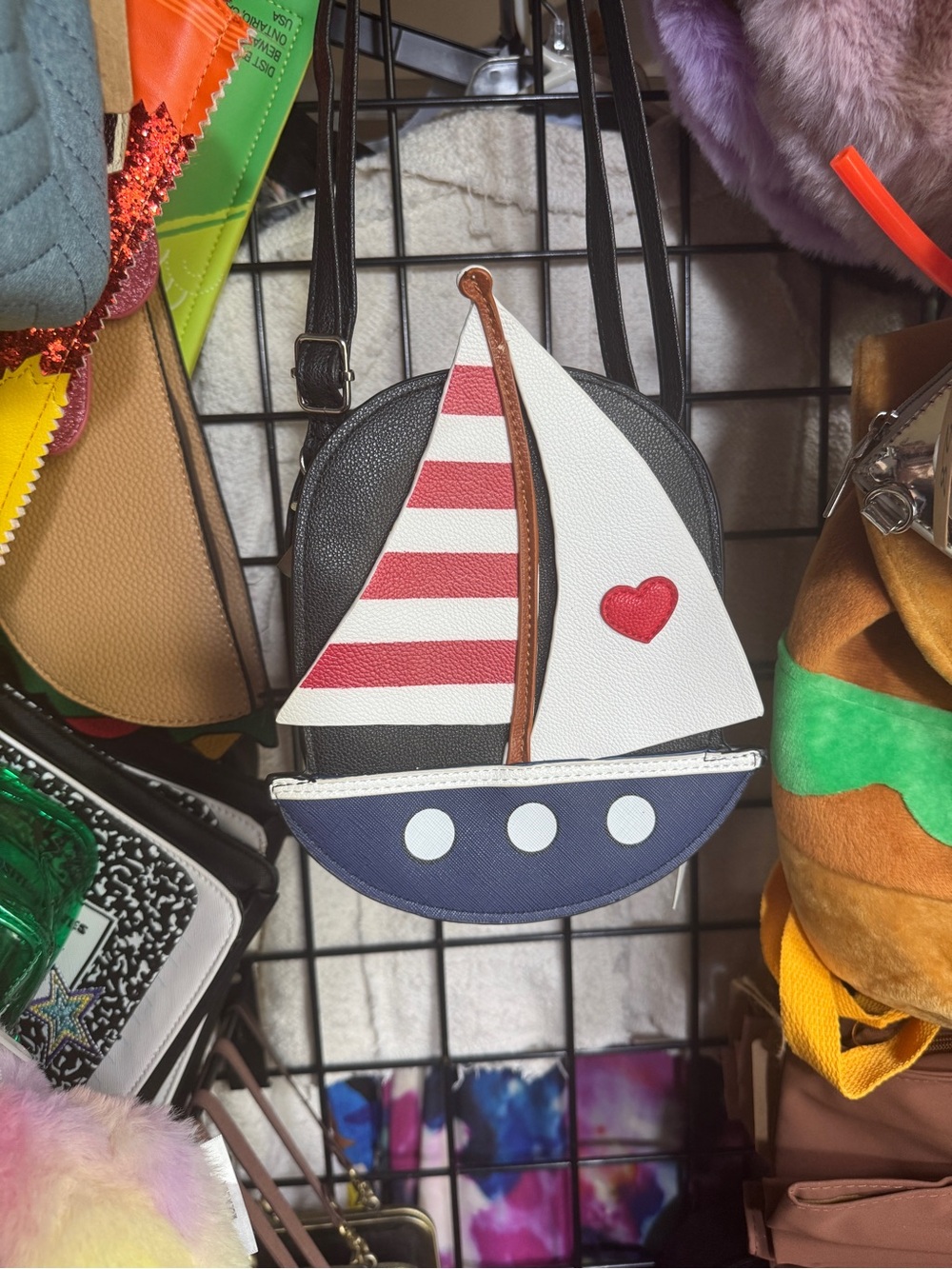 NWT All American Boat Crossbody - Novelty Purse